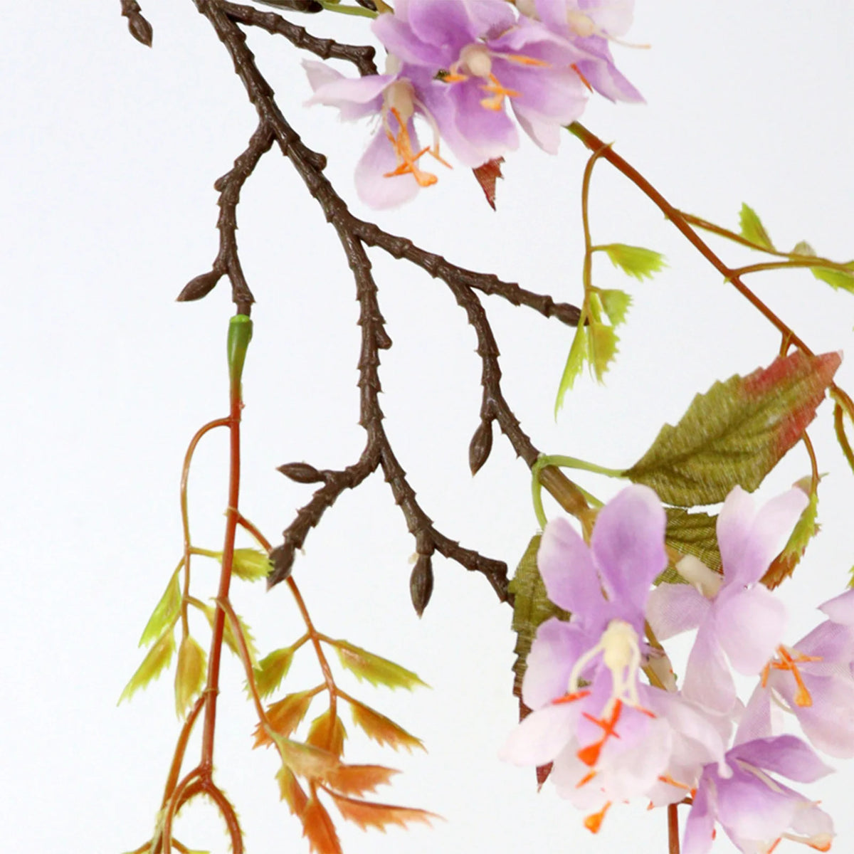 Artificial Trees, Realistic Potted Silk Begonia Flower Tree, Faux Artificial Tree In Potted With Lifelike Branch And Leaves For Home Office Indoor Outdoor Decor