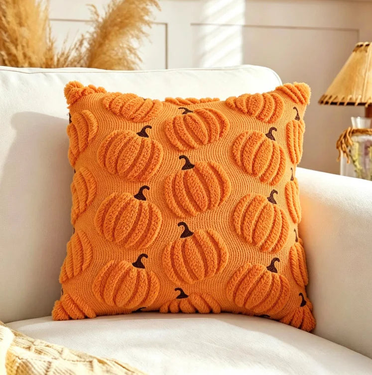 Halloween Pumpkin Throw Pillowcase Cojines Living Room Sofa Holiday Decor Pillow Cover Thanksgiving Cushion Covers 45x45/50x50cm