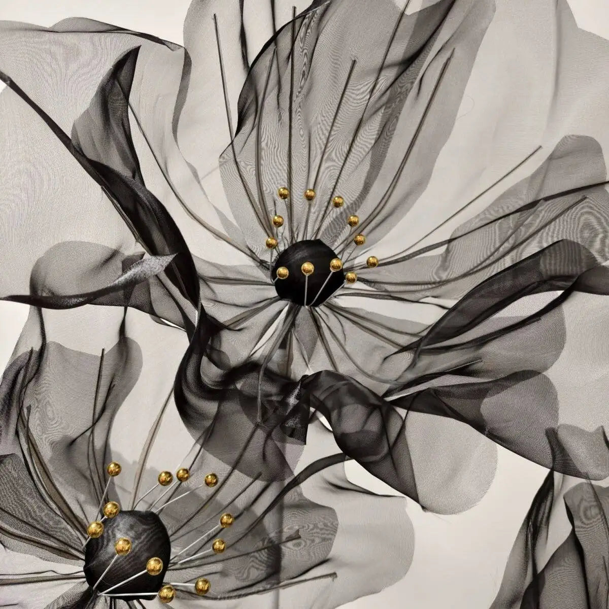 160cm Large Black Silk Poppy Artificial Flowers Wedding Decor Props Road Lead Flower Window Display Garden Yard Home Decoration