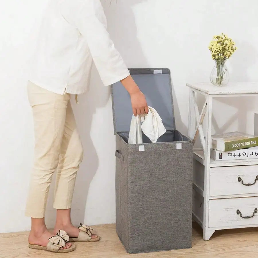Laundry Basket Dirty Clothes Storage Box Family Storage Foldable Large Capacity Laundry Hamper, Washing Basket Bathroom Organizer, Basket, Storage Basket, Foldable Laundry Basket