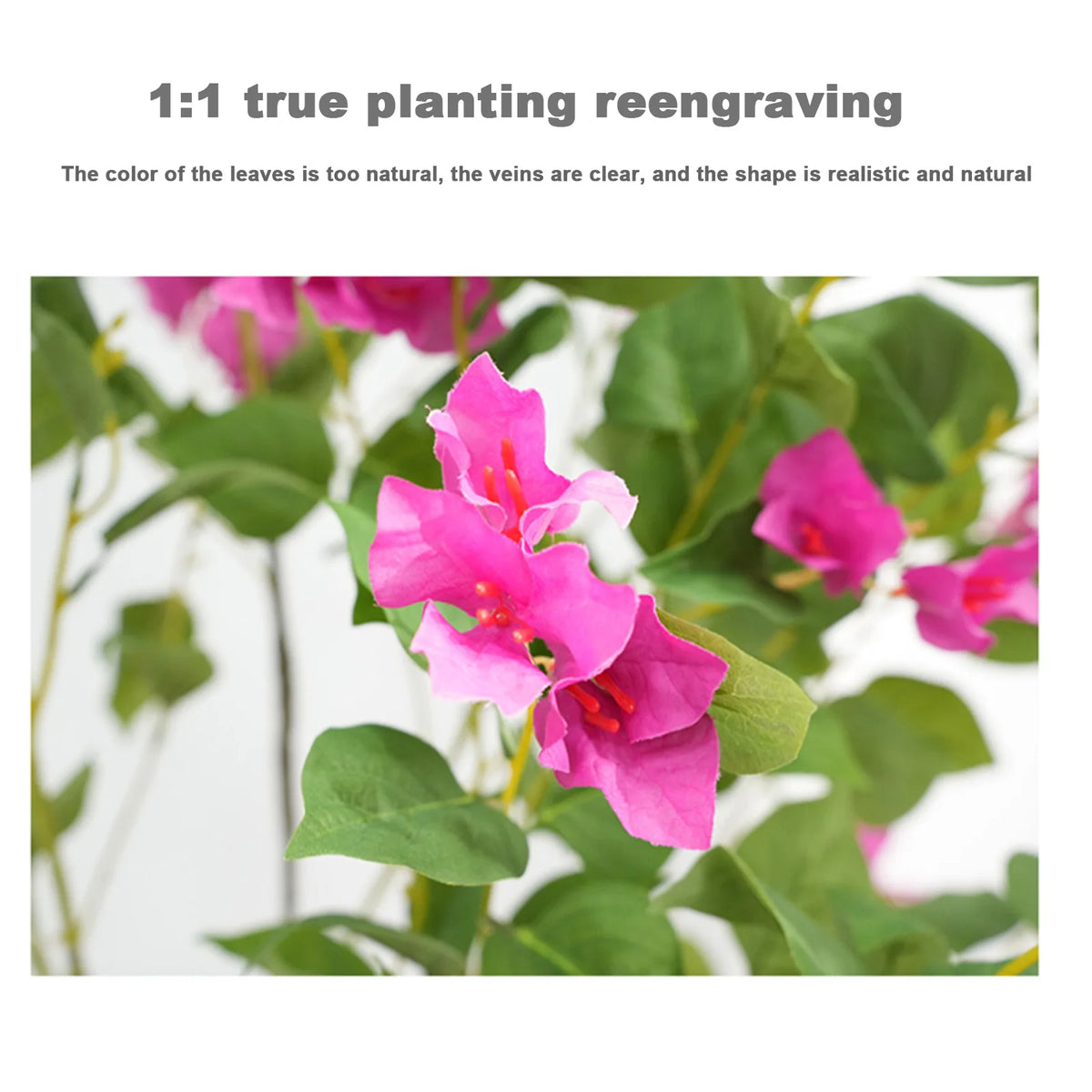 120cm  Artificial Tree With Real Touch Leaves, Green Plant Bougainvillea Tree For Photography Studio Atmosphere Decoration Artificial Landscape