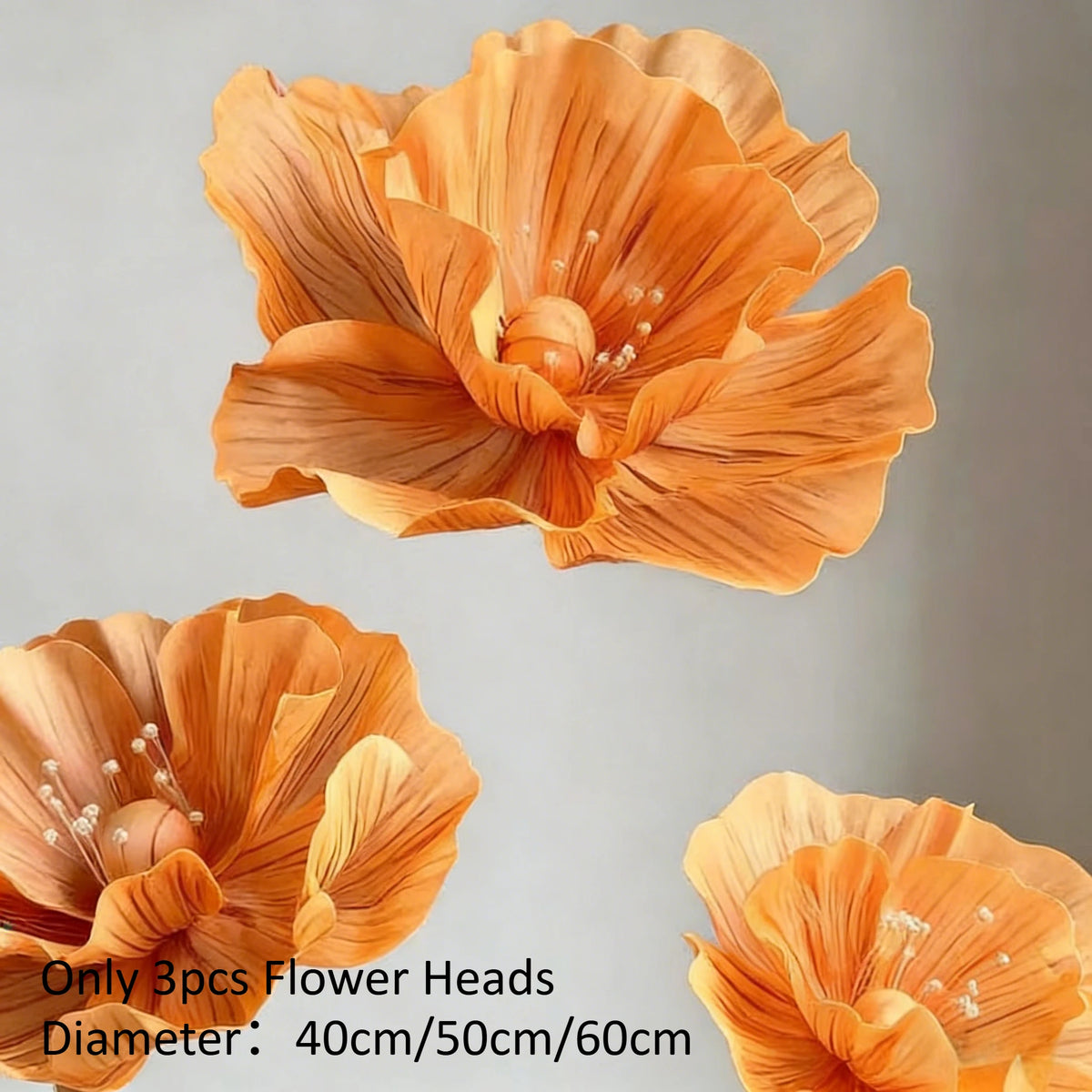 170cm EVA Large Artificial Flowers Road Lead Flower Window Display Wedding Decor Props Party Home Decoration With Stand
