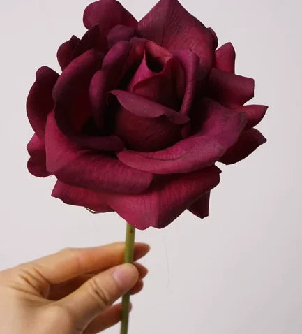 10Pc Moisturizing Rose Real Touch Artificial Flowers Wedding Decor Flower Arrangement Bridal Bouquet Home Party Event Decor Rose