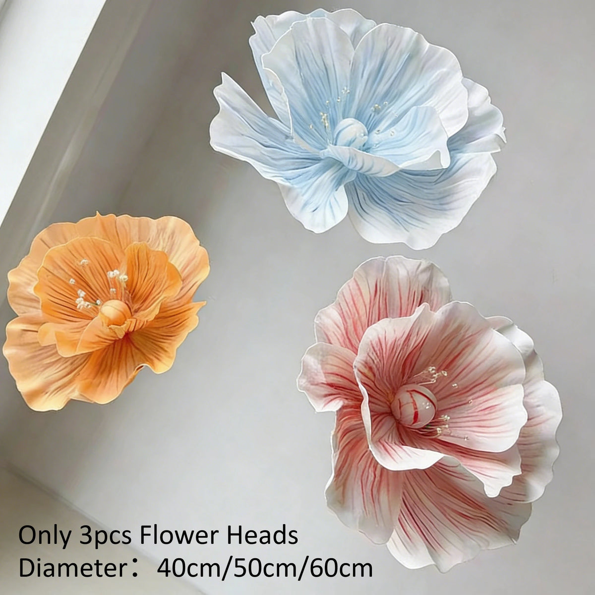 170cm EVA Large Artificial Flowers Road Lead Flower Window Display Wedding Decor Props Party Home Decoration With Stand
