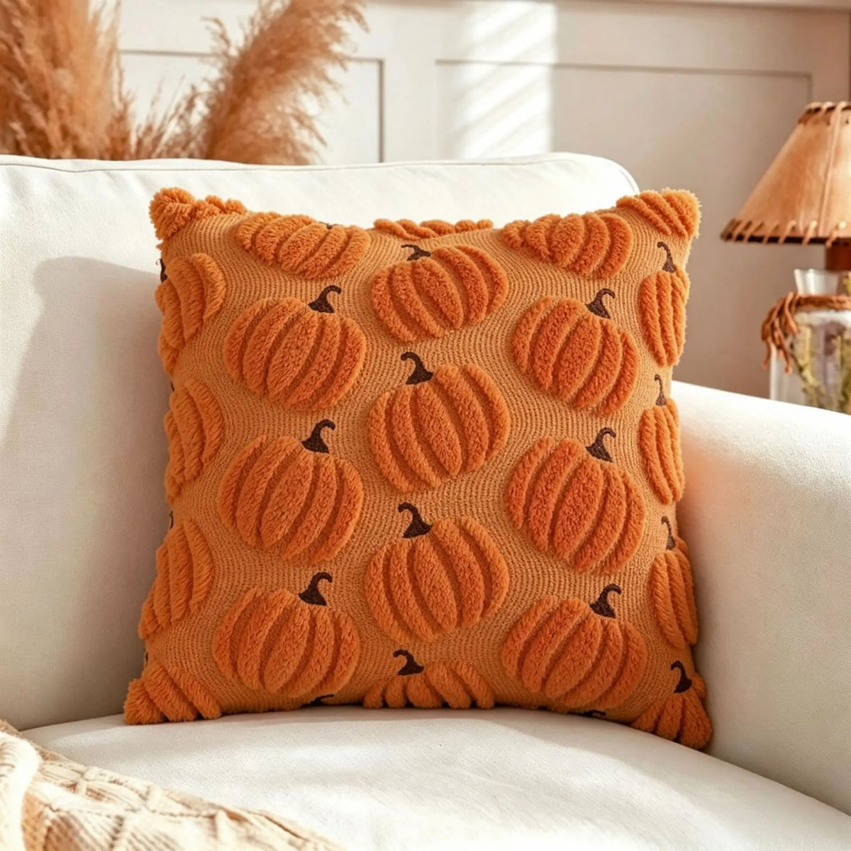 Halloween Pumpkin Throw Pillowcase Cojines Living Room Sofa Holiday Decor Pillow Cover Thanksgiving Cushion Covers 45x45/50x50cm